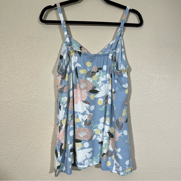 Torrid 00 fit and flare floral print tank top - Picture 6 of 14